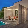 Pérgola eléctrica EVORA argile 4x3cm