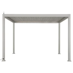Pérgola eléctrica EVORA argile 4x3cm