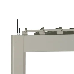 Pérgola eléctrica EVORA argile 4x3cm