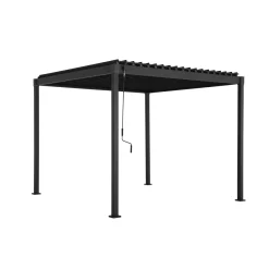 Pérgola HOKIA gris grafito 3x3m