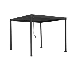 Pérgola HOKIA gris grafito 3x3m