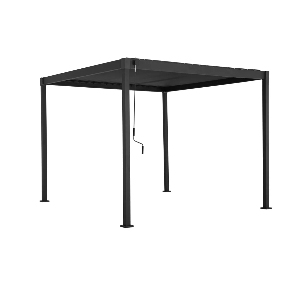 Pérgola HOKIA gris grafito 3x3m