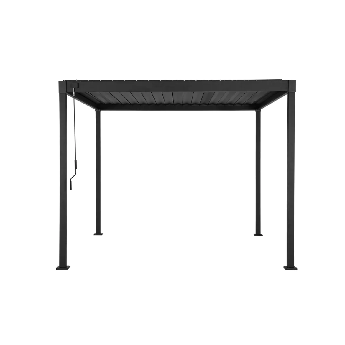 Pérgola HOKIA gris grafito 3x3m