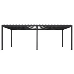 Pérgola ÉVORA gris grafito 3.6x3.6m
