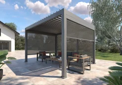 Pérgola ÉVORA gris graphite 4x3m