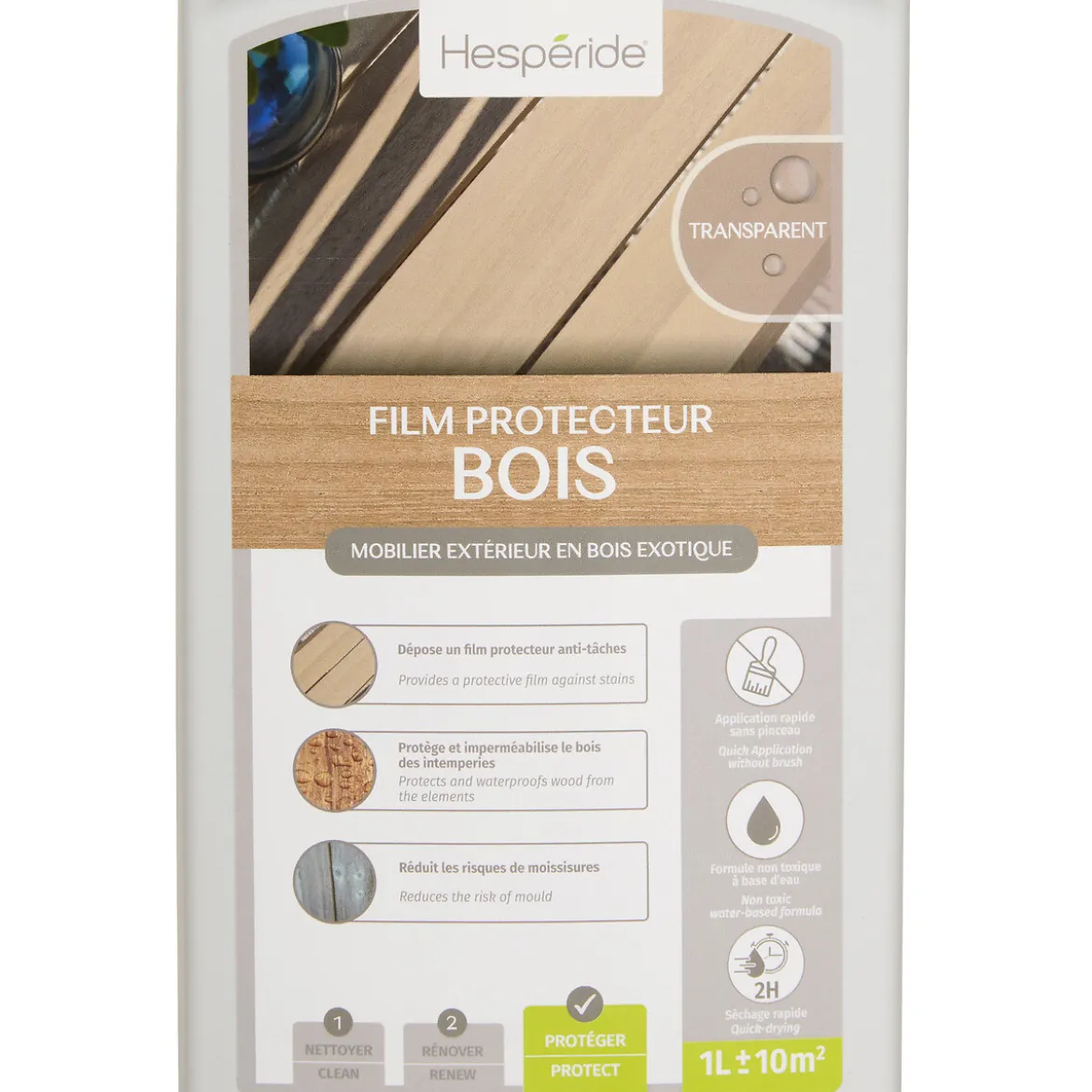 Protector de maderas de exterior 1L