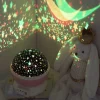 Proyector P/Niños Giratorio C/ Estrellas
