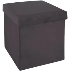 Puf C/Almacenaje Gris 38x38x38Cm