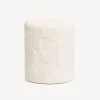 Puf con almacenaje DELOR blanco