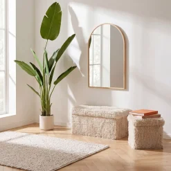 Puf con almacenaje DUVIA beige