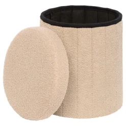 Puf con almacenaje JAIKO beige