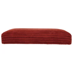 Puf con almacenaje terracota
