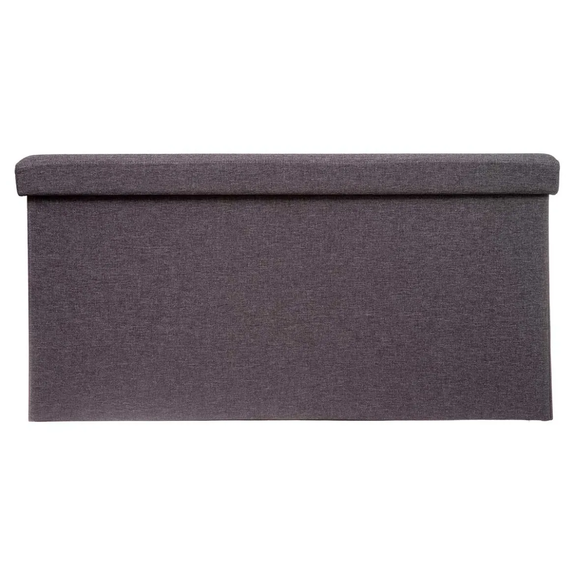 Puf De Almacenaje Gris Oscuro 76x37.5