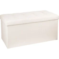 Puf Doble Con Almacenaje 76x38x38Cm