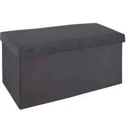Puf Doble Con Almacenaje 76.6x38x37.5Cm