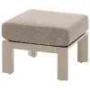 Puf EVASION beige de aluminio