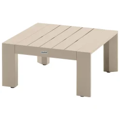 Puf EVASION beige de aluminio