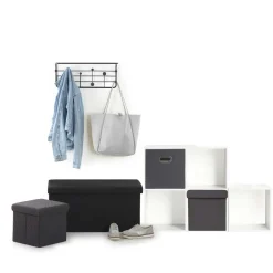 Puf Gris Oscuro Mixmodul 31x31Cm