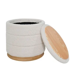 Puf/mesa BATH beige 37x39cm