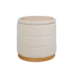 Puf/mesa BATH beige 37x39cm