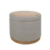 Puf/mesa BATH gris 44x56cm