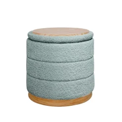 Puf/mesa BATH verde 37x39cm