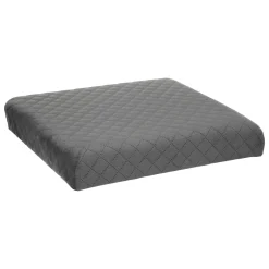 Puf MIXMODUL de terciopelo gris 31x31Cm
