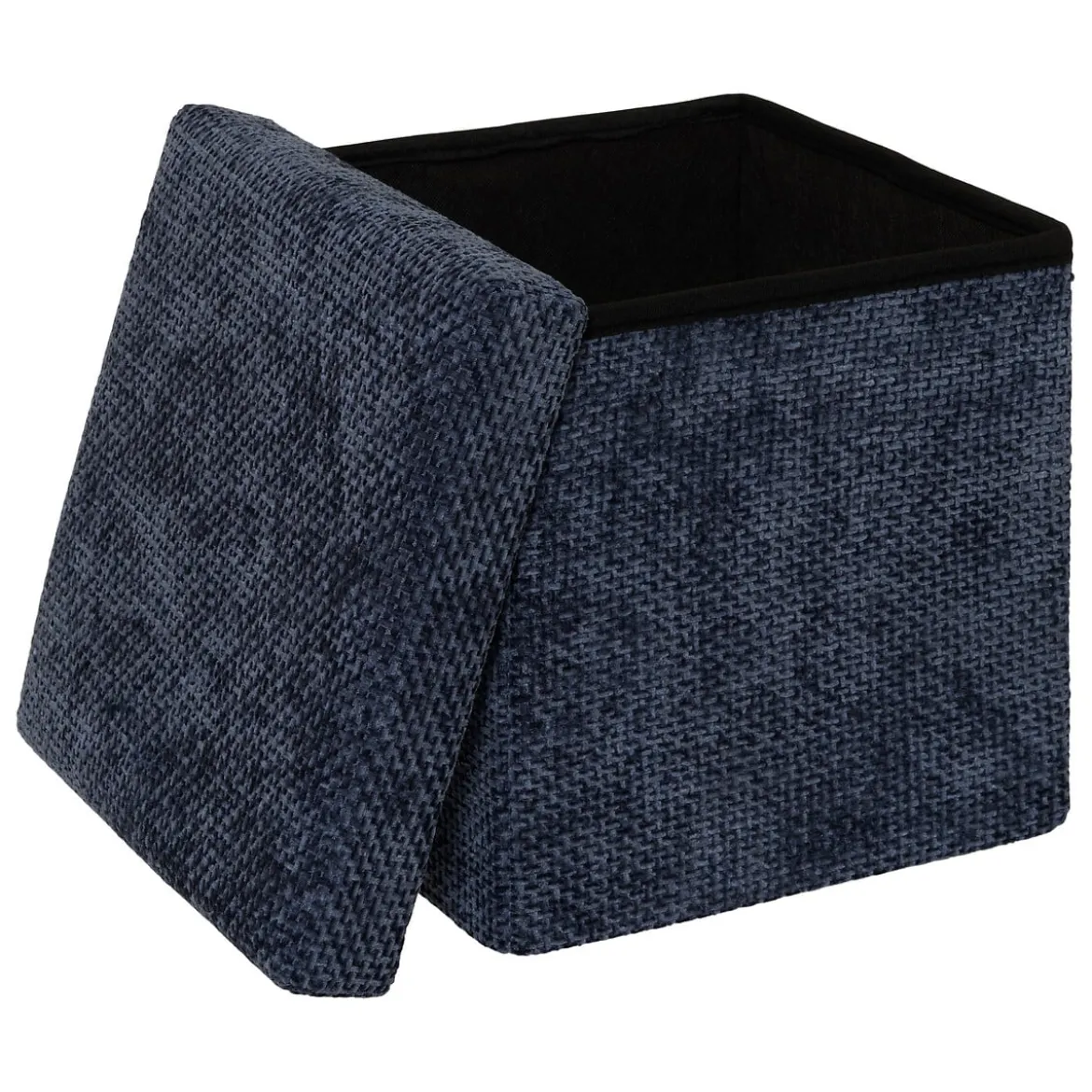 Puf VELVY azul oscuro 31x31cm