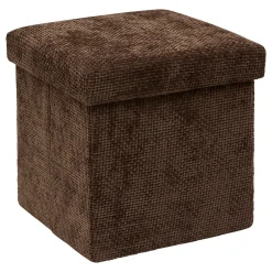 Puf VELVY marrón 31x31cm