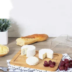 Quesera De Bambú Con Tapa