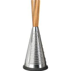 Rallador Inoxidable Con Mango Acacia
