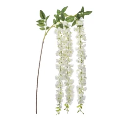 Rama De Glicinia Blanca Artificial 130Cm