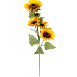Rama Girasol Artificial C/4 Flores 80Cm