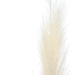 Rama pampa artificial blanca 110cm