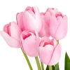 Ramo de 10 Tulipanes Rosas 48cm