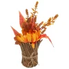 Ramo plantas otoño artificial JAMES naranja 30cm