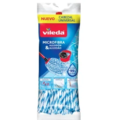 Recambio Fregona Microfibra/Algodón VILEDA