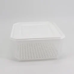 Recipiente Cuad. C/Red Blanco
