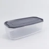 Recipiente Grd. Rectangular C/Red Gris