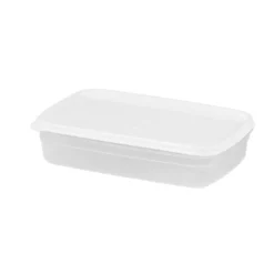 Recipiente Rectangular Blanco 2.2L