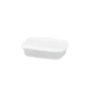 Recipiente Rectangular Blanco 0.8L