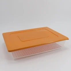 Recipiente Rectangular C/Red Amarillo