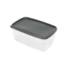 Recipiente Rectangular Gris 4.5L