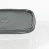 Recipiente Rectangular Gris 1.7L