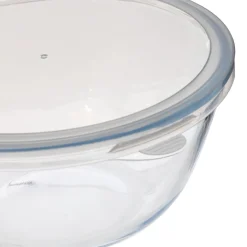 Recipiente Redondo Vidrio Con Tapa 2.7L