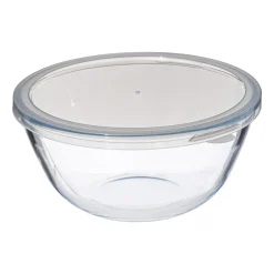 Recipiente Redondo Vidrio Con Tapa 2.7L