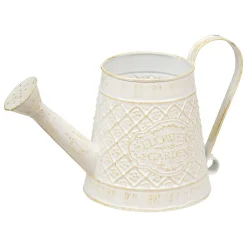 Regadera TINO de metal blanco 27x14x16.5cm