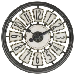 Reloj DAVY marrón 39cm