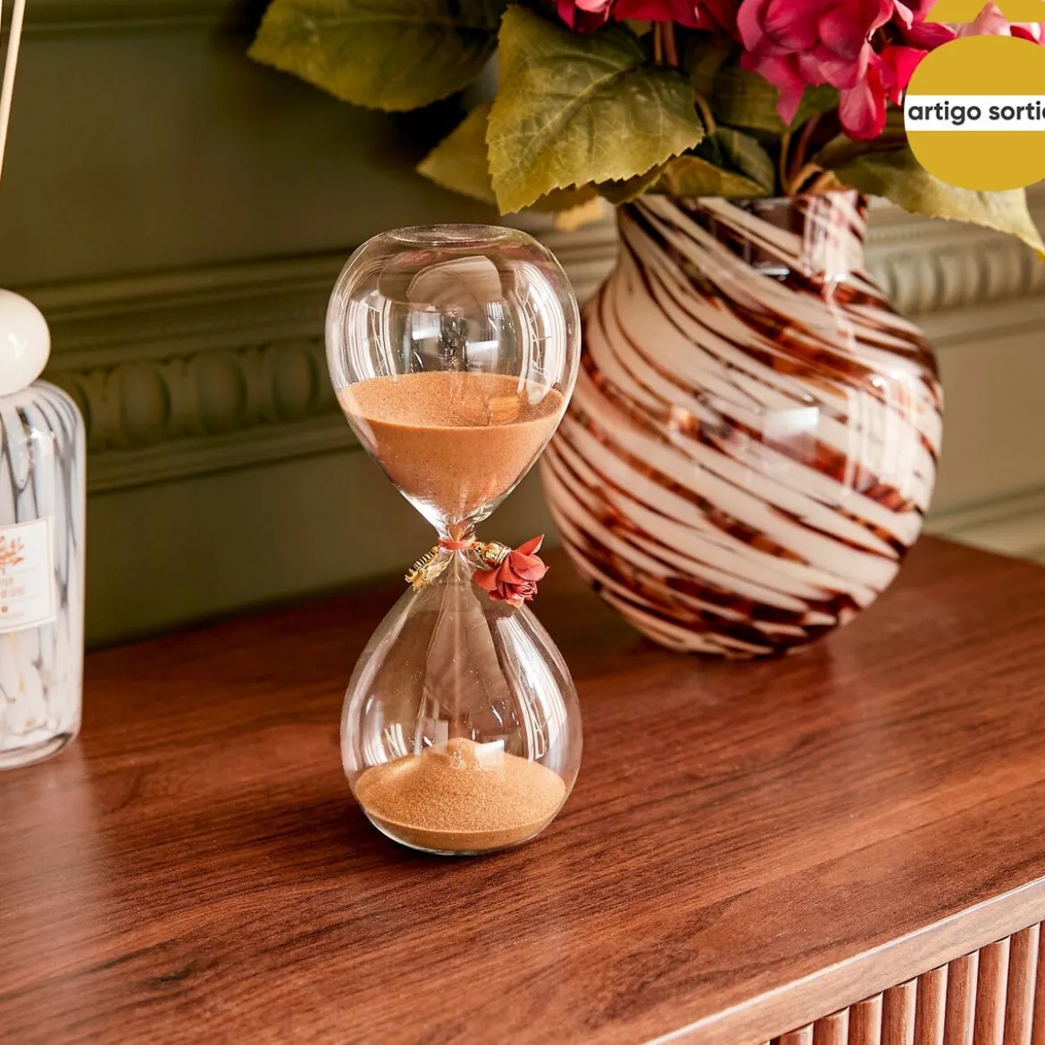 Reloj de arena BELLI de vidrio 20cm