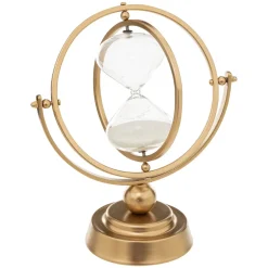 Reloj De Arena Con Soporte 21x11x25Cm